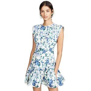 Zimmermann Blue Ruffled Fit-and-Flare Sundress